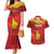 Custom Zimbabwe Cricket Couples Matching Mermaid Dress and Hawaiian Shirt Go Lady Chevrons Grunge Style - Wonder Print Shop