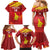 Custom Zimbabwe Cricket Family Matching Mermaid Dress and Hawaiian Shirt Go Lady Chevrons Grunge Style - Wonder Print Shop