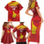 Custom Zimbabwe Cricket Family Matching Short Sleeve Bodycon Dress and Hawaiian Shirt Go Lady Chevrons Grunge Style - Wonder Print Shop