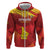 Custom Zimbabwe Cricket Hoodie Go Lady Chevrons Grunge Style - Wonder Print Shop