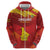 Custom Zimbabwe Cricket Hoodie Go Lady Chevrons Grunge Style - Wonder Print Shop