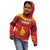 Custom Zimbabwe Cricket Kid Hoodie Go Lady Chevrons Grunge Style - Wonder Print Shop