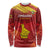 Custom Zimbabwe Cricket Long Sleeve Shirt Go Lady Chevrons Grunge Style - Wonder Print Shop