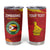 Custom Zimbabwe Cricket Tumbler Cup Go Lady Chevrons Grunge Style - Wonder Print Shop