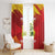 Custom Zimbabwe Cricket Window Curtain Go Lady Chevrons Grunge Style - Wonder Print Shop