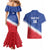 Custom United States Soccer Couples Matching Mermaid Dress and Hawaiian Shirt 2025 Go USA Sporty Style - Wonder Print Shop