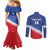 Custom United States Soccer Couples Matching Mermaid Dress and Long Sleeve Button Shirt 2025 Go USA Sporty Style