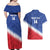 Custom United States Soccer Couples Matching Off Shoulder Maxi Dress and Hawaiian Shirt 2025 Go USA Sporty Style - Wonder Print Shop