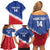 Custom United States Soccer Family Matching Off Shoulder Short Dress and Hawaiian Shirt 2025 Go USA Sporty Style - Wonder Print Shop