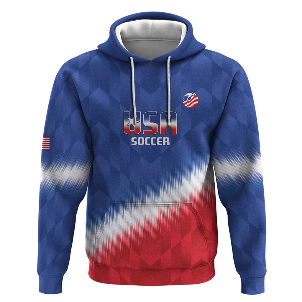 Custom United States Soccer Hoodie 2025 Go USA Sporty Style - Wonder Print Shop