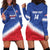 Custom United States Soccer Hoodie Dress 2025 Go USA Sporty Style - Wonder Print Shop