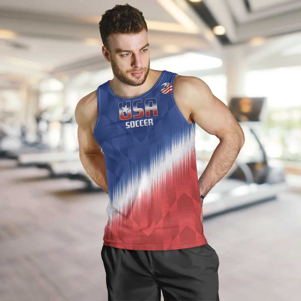 Custom United States Soccer Men Tank Top 2025 Go USA Sporty Style