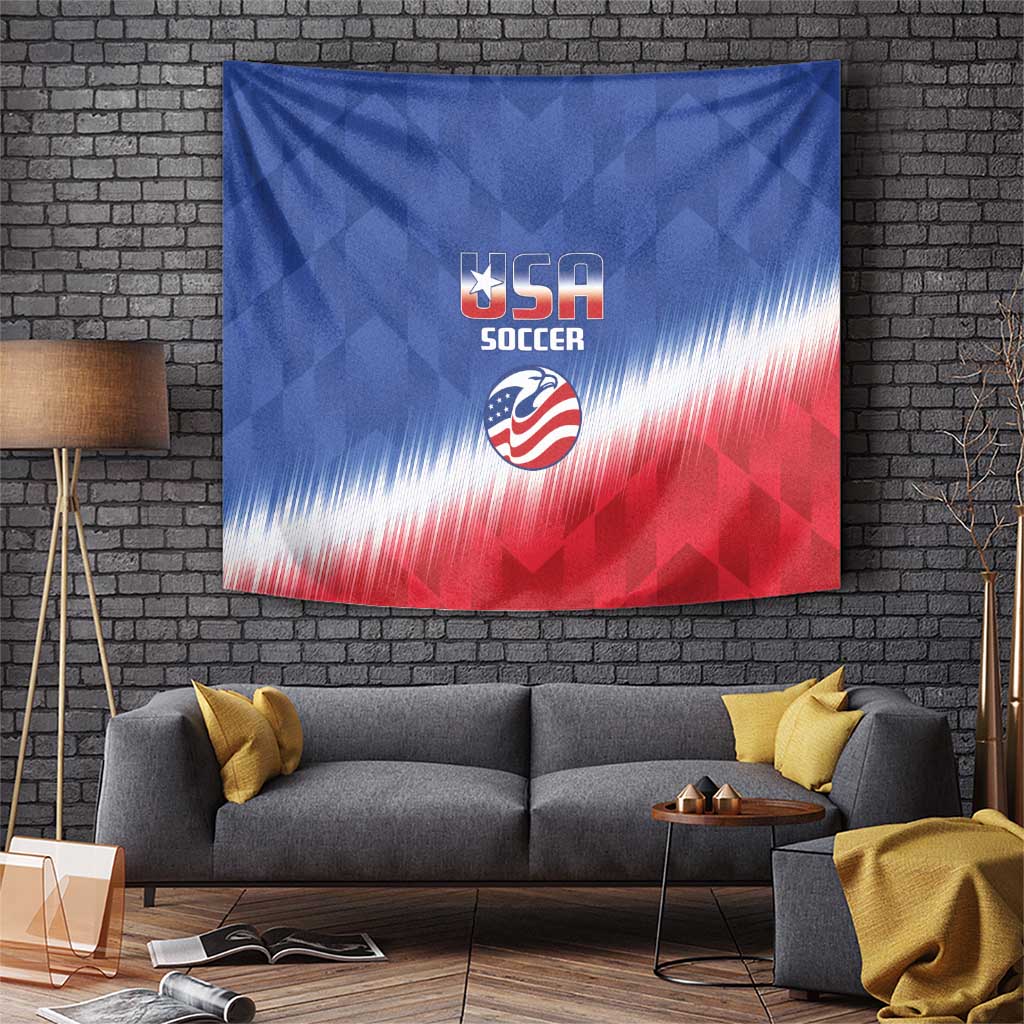 United States Soccer Tapestry 2025 Go USA Sporty Style