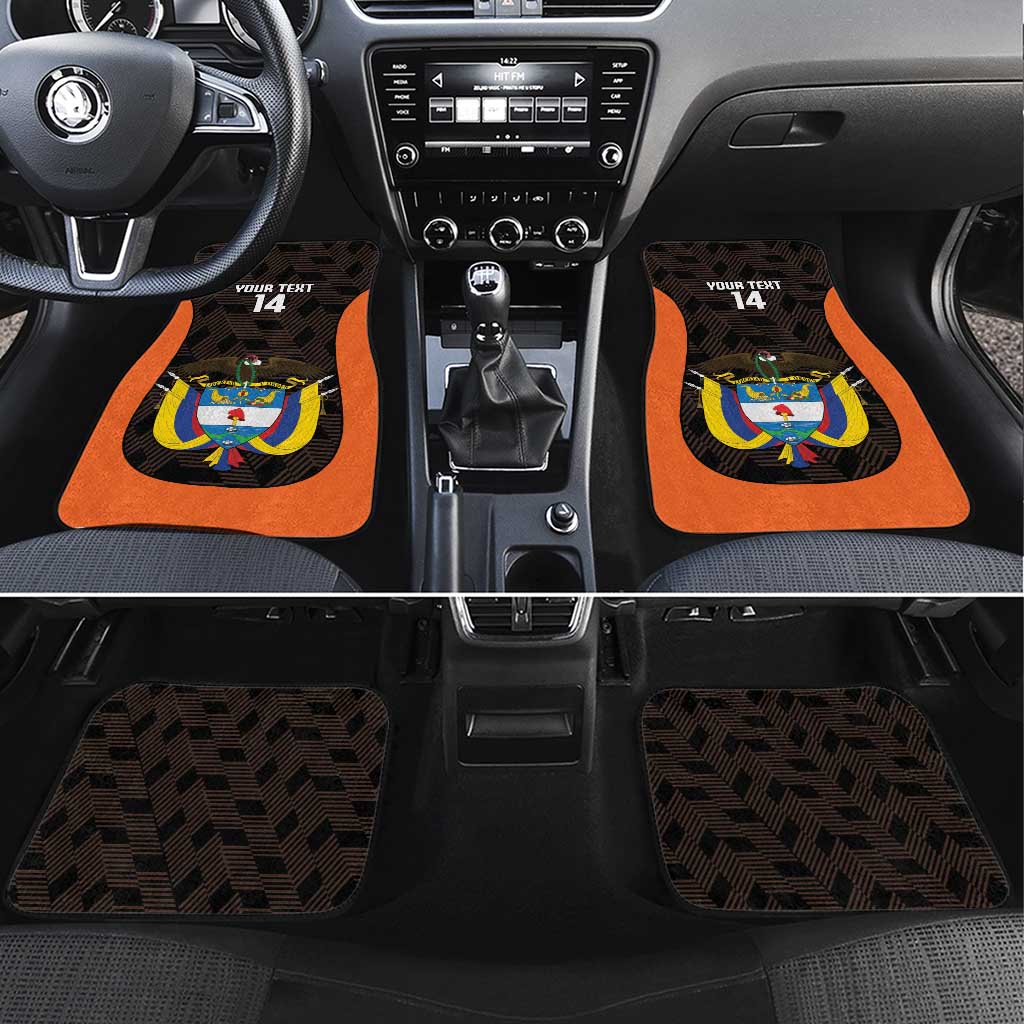 Colombia Football Car Mats 2025 Las Chicas Superpoderosas - Black Version - Wonder Print Shop