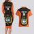 Custom Colombia Football Couples Matching Long Sleeve Bodycon Dress and Hawaiian Shirt 2025 Las Chicas Superpoderosas - Black Version - Wonder Print Shop