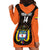 Custom Colombia Football Hoodie Dress 2025 Las Chicas Superpoderosas - Black Version - Wonder Print Shop