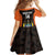 Custom Colombia Football Kid Short Sleeve Dress 2025 Las Chicas Superpoderosas - Black Version - Wonder Print Shop