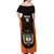 Custom Colombia Football Off Shoulder Maxi Dress 2025 Las Chicas Superpoderosas - Black Version - Wonder Print Shop