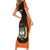 Custom Colombia Football Short Sleeve Bodycon Dress 2025 Las Chicas Superpoderosas - Black Version - Wonder Print Shop