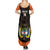 Custom Colombia Football Summer Maxi Dress 2025 Las Chicas Superpoderosas - Black Version - Wonder Print Shop