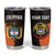 Custom Colombia Football Tumbler Cup 2025 Las Chicas Superpoderosas - Black Version