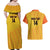 Custom Colombia Football Couples Matching Off Shoulder Maxi Dress and Hawaiian Shirt 2025 Las Chicas Superpoderosas - Yellow Version - Wonder Print Shop