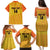 Custom Colombia Football Family Matching Puletasi and Hawaiian Shirt 2025 Las Chicas Superpoderosas - Yellow Version - Wonder Print Shop