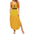 Custom Colombia Football Family Matching Summer Maxi Dress and Hawaiian Shirt 2025 Las Chicas Superpoderosas - Yellow Version - Wonder Print Shop