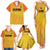 Custom Colombia Football Family Matching Tank Maxi Dress and Hawaiian Shirt 2025 Las Chicas Superpoderosas - Yellow Version - Wonder Print Shop