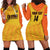 Custom Colombia Football Hoodie Dress 2025 Las Chicas Superpoderosas - Yellow Version - Wonder Print Shop