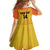 Custom Colombia Football Kid Short Sleeve Dress 2025 Las Chicas Superpoderosas - Yellow Version - Wonder Print Shop