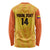 Custom Colombia Football Long Sleeve Shirt 2025 Las Chicas Superpoderosas - Yellow Version - Wonder Print Shop