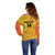 Custom Colombia Football Off Shoulder Sweater 2025 Las Chicas Superpoderosas - Yellow Version