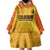 Custom Colombia Football Wearable Blanket Hoodie 2025 Las Chicas Superpoderosas - Yellow Version - Wonder Print Shop