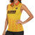 Custom Colombia Football Women Sleeveless Polo Shirt 2025 Las Chicas Superpoderosas - Yellow Version - Wonder Print Shop