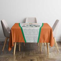Ivory Coast Football Tablecloth 2026 Cote d'Ivoire Les Elephants White Version - Wonder Print Shop