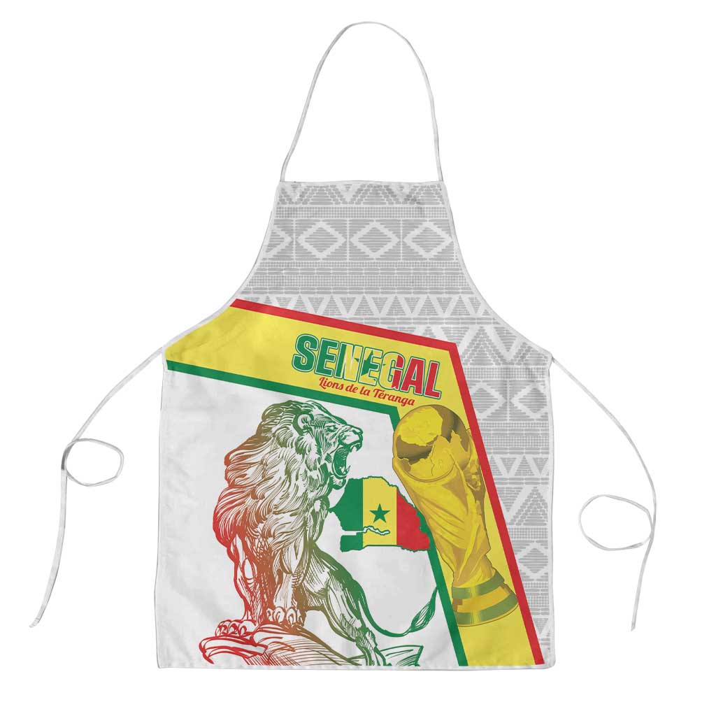 Senegal Football Apron 2026 Come On Lions de la Teranga - Wonder Print Shop