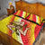 Personalized Sicilia La Trinacria Quilt Bed Set Sicilian Map Flag Color