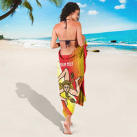 Personalized Sicilia La Trinacria Sarong Sicilian Map Flag Color