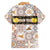 Personalized Sicilia National Symbols With Mosaic Motifs Family Matching Off The Shoulder Long Sleeve Dress and Hawaiian Shirt