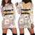 Personalized Sicilia National Symbols With Mosaic Motifs Hoodie Dress