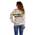 Personalized Sicilia National Symbols With Mosaic Motifs Off Shoulder Sweater