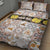 Personalized Sicilia National Symbols With Mosaic Motifs Quilt Bed Set