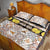 Personalized Sicilia National Symbols With Mosaic Motifs Quilt Bed Set