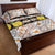 Personalized Sicilia National Symbols With Mosaic Motifs Quilt Bed Set