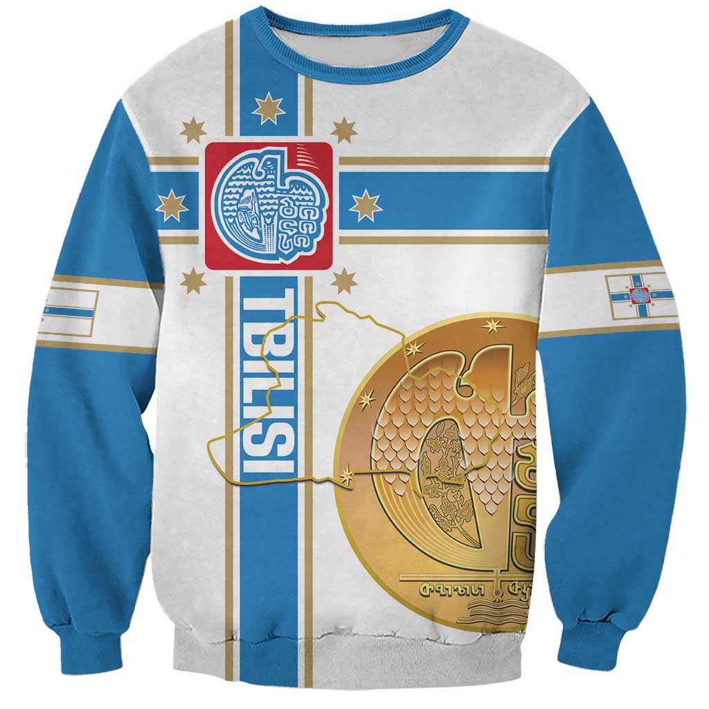 Georgia Tbilisi Capital Sweatshirt The Warm Place Flag Style