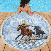 Kentucky Horse Racing Thurby Beach Blanket