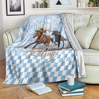 Kentucky Horse Racing Thurby Blanket