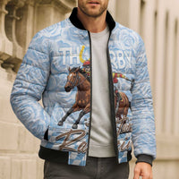 Kentucky Horse Racing Thurby Bomber Puffer Jacket
