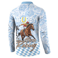 Kentucky Horse Racing Thurby Button Sweatshirt